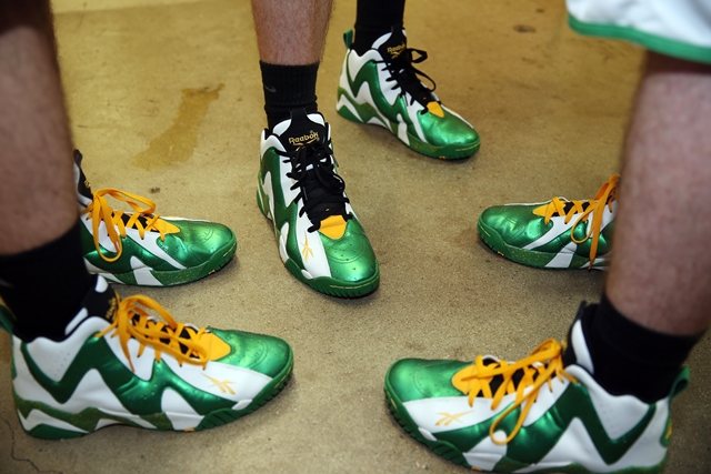 Shawn Kemp at Concord High School for Reebok