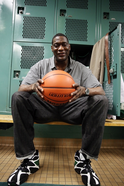 Shawn Kemp at Concord High School for Reebok