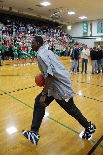 Shawn Kemp at Concord High School for Reebok