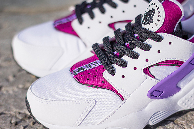 Air huarache purple best sale