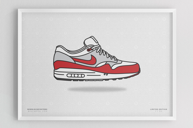 Sneaker-Prints-Air-Max-1-Red-White