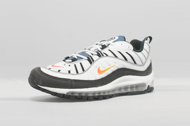 Nike air max 98 og white  and  team orange best sale