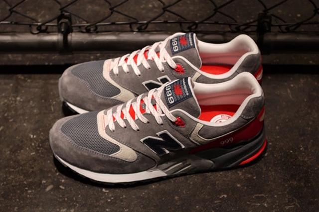 New balance 999 cheap elite edition grey red