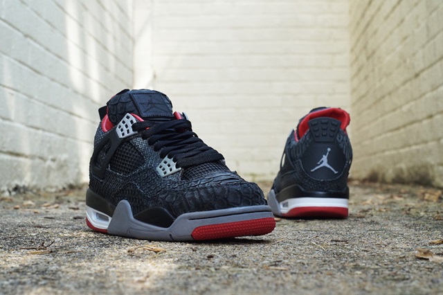 Air-Jordan-IV-Bred-Black-Sueded-Python-by-JBF-Customs-02-960x640