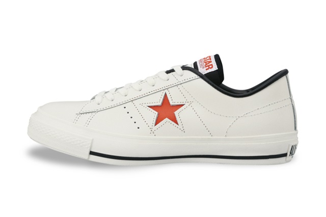 Converse one star white 2025 red