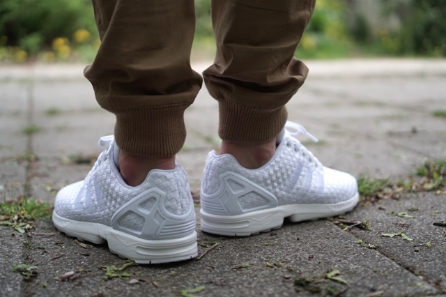 Adidas zx cheap flux white white