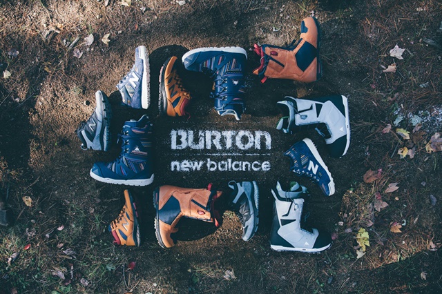 burton x new balance collection