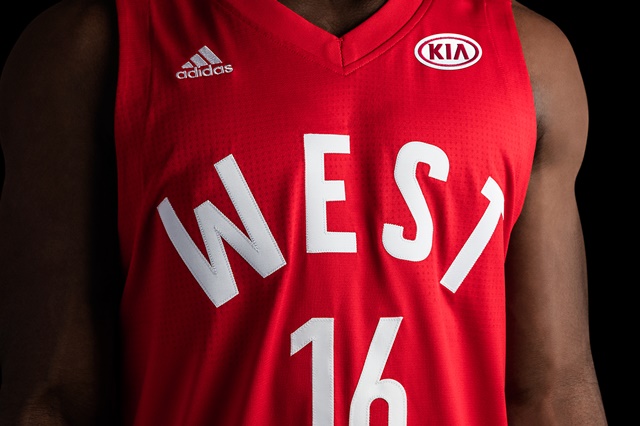 adidas-NBA All-Star West Jersey Front H