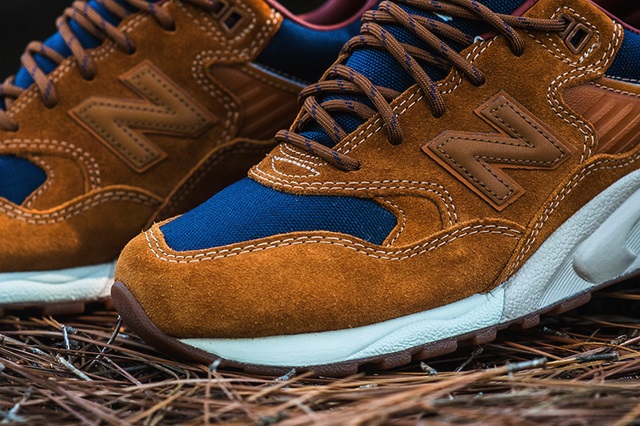 New balance store brown suede