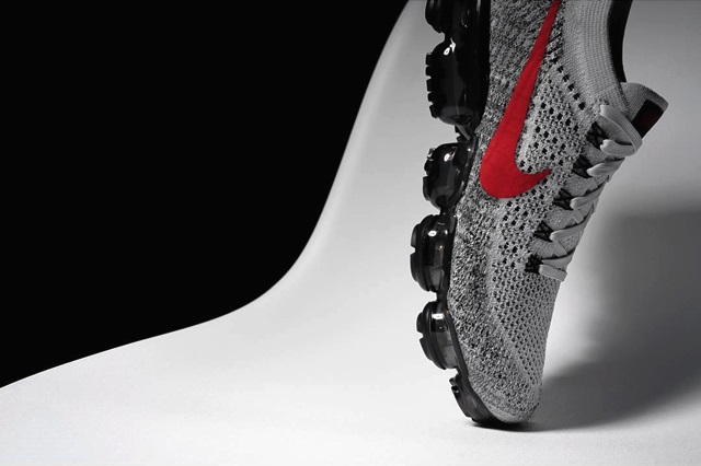 silver and red vapormax